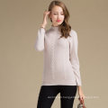 Various Colors Women Cashmere Woolen Sweater With Knitwear Design Pattern